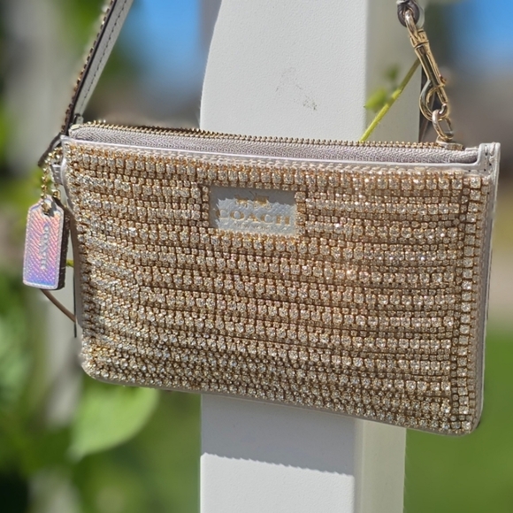 Coach Hologram Leather Corner Zip Wristlet 65517 (UPCRAFTED) - Picture 2 of 12